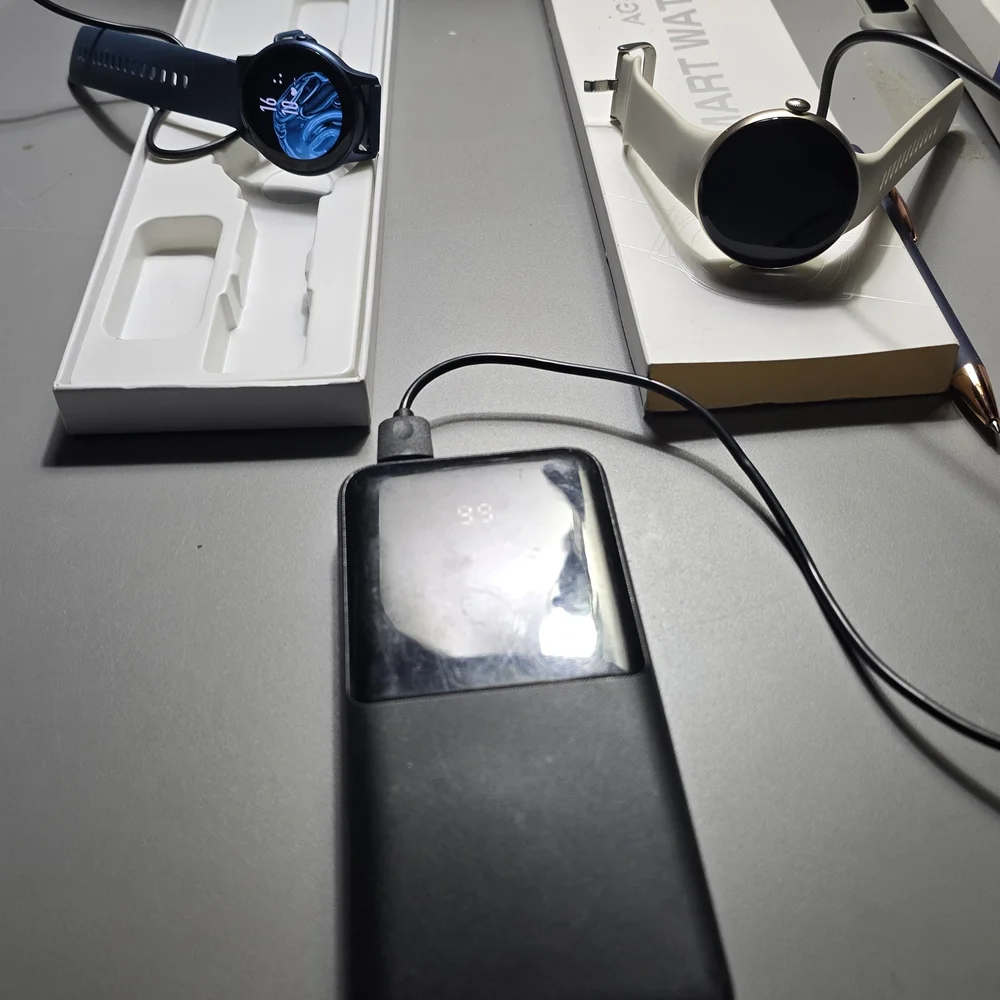 Smartwatch with Black Strap